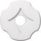 Ekena Millwork Percival Architectural Grade PVC Contemporary Ceiling Medallion, 12"OD x 3"ID x 4"C x 1"P CMP12PL-03000 - alternate 1